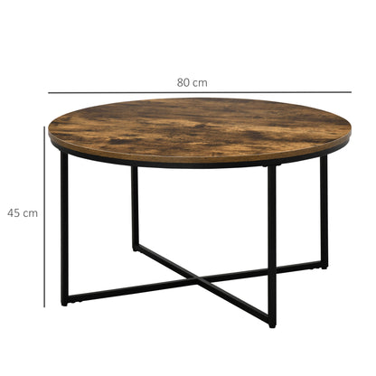 Homcom Round Coffee Table