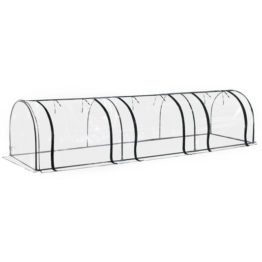 Outsunny Portable Steel Frame Mini Greenhouse