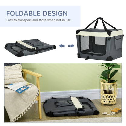 PawHut 70cm Foldable Pet Carrier