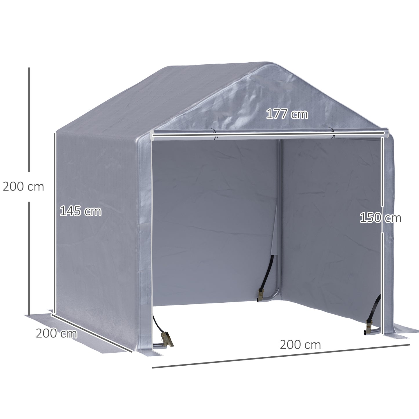 Outsunny 2 X 2M Garden Shed Tent