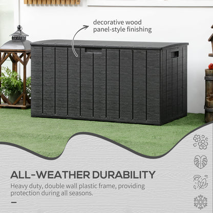 Outsunny 336 Litre Extra Large Outdoor Garden Storage Box
