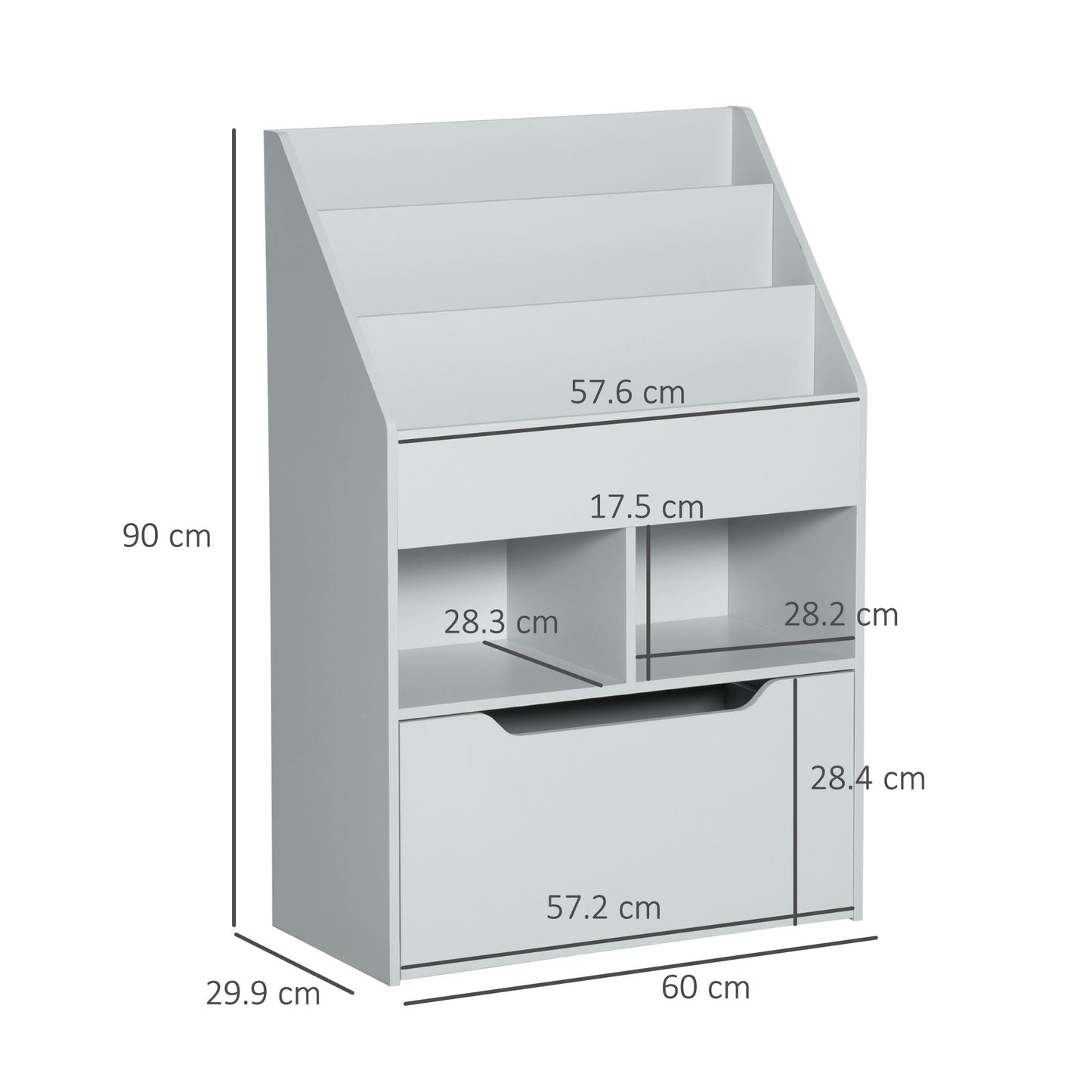 Homcom Kids Bookshelf