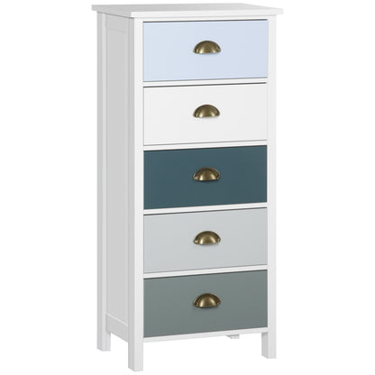 Homcom Slim Chest of Drawers