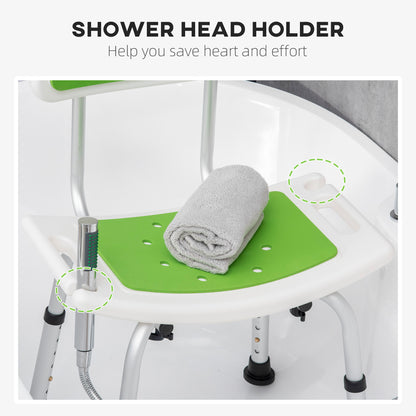 Homcom Shower Chair for the Elderly and Disabled