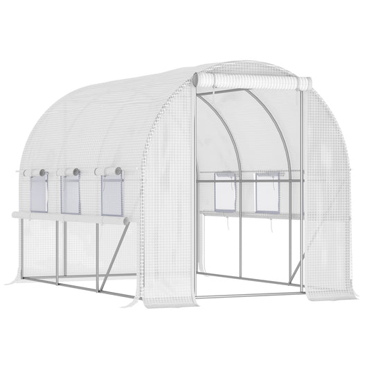 Outsunny 3 x 2 x 2m Walk-in Tunnel Greenhouse