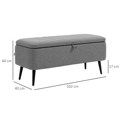 Homcom Storage Ottoman with Flip Top