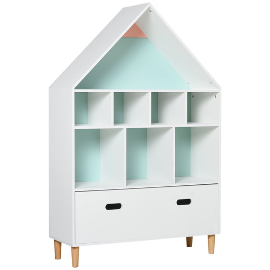 Homcom Kids House-Designed Bookshelf