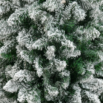 Homcom 5FT Snow Flocked Artificial Christmas Tree