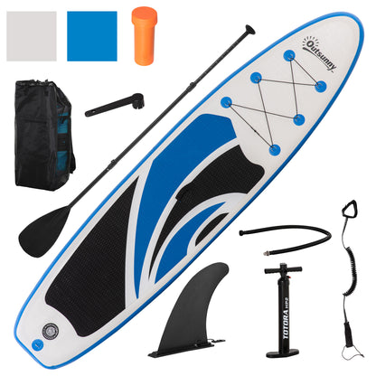 Outsunny 10.6' x 32" x 6" Inflatable Stand Up Paddle Board