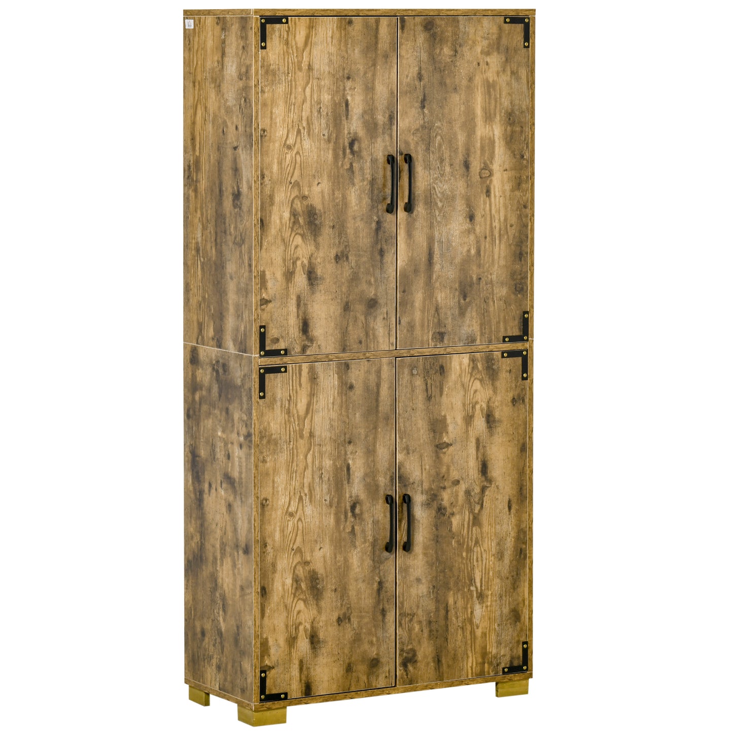 Homcom Farmhouse 4-Door Cabinet