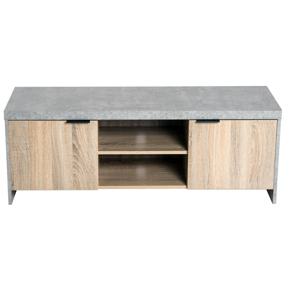 Homcom Marble-Effect Frame TV Unit