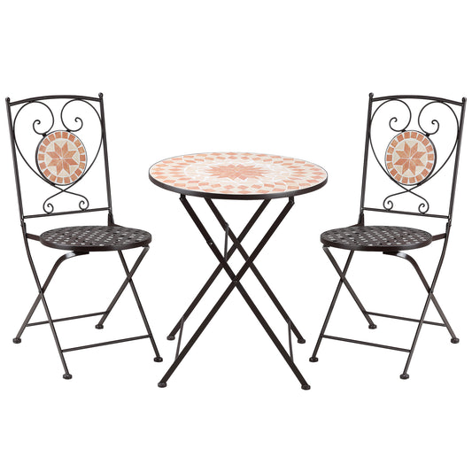 Outsunny 3 Piece Mosaic Bistro Set