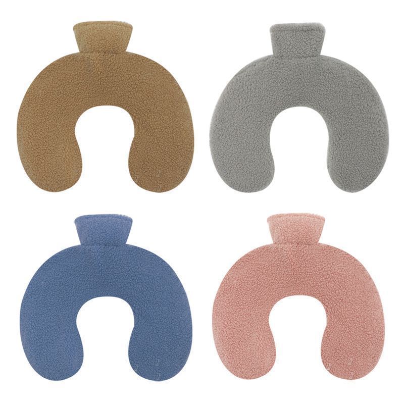 Neck Hot Water Bottle Brown