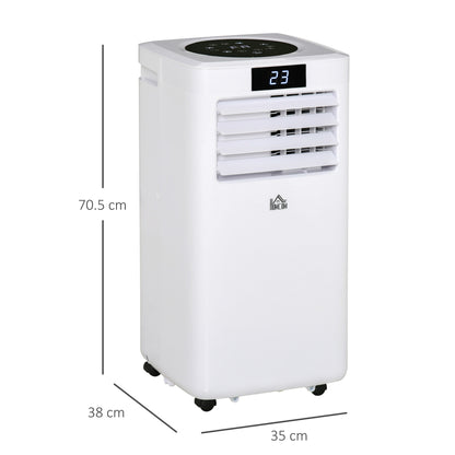 A Rated 7,000 BTU 4-In-1 Portable Dehumindifier With Remote & 24 Hour Timer by Homcom