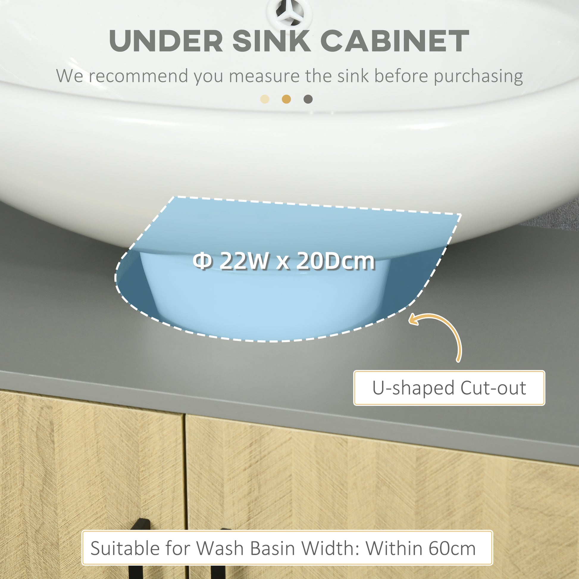 kleankin Under Sink Cabinet