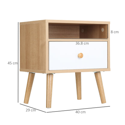 Homcom Modern Bedside Table