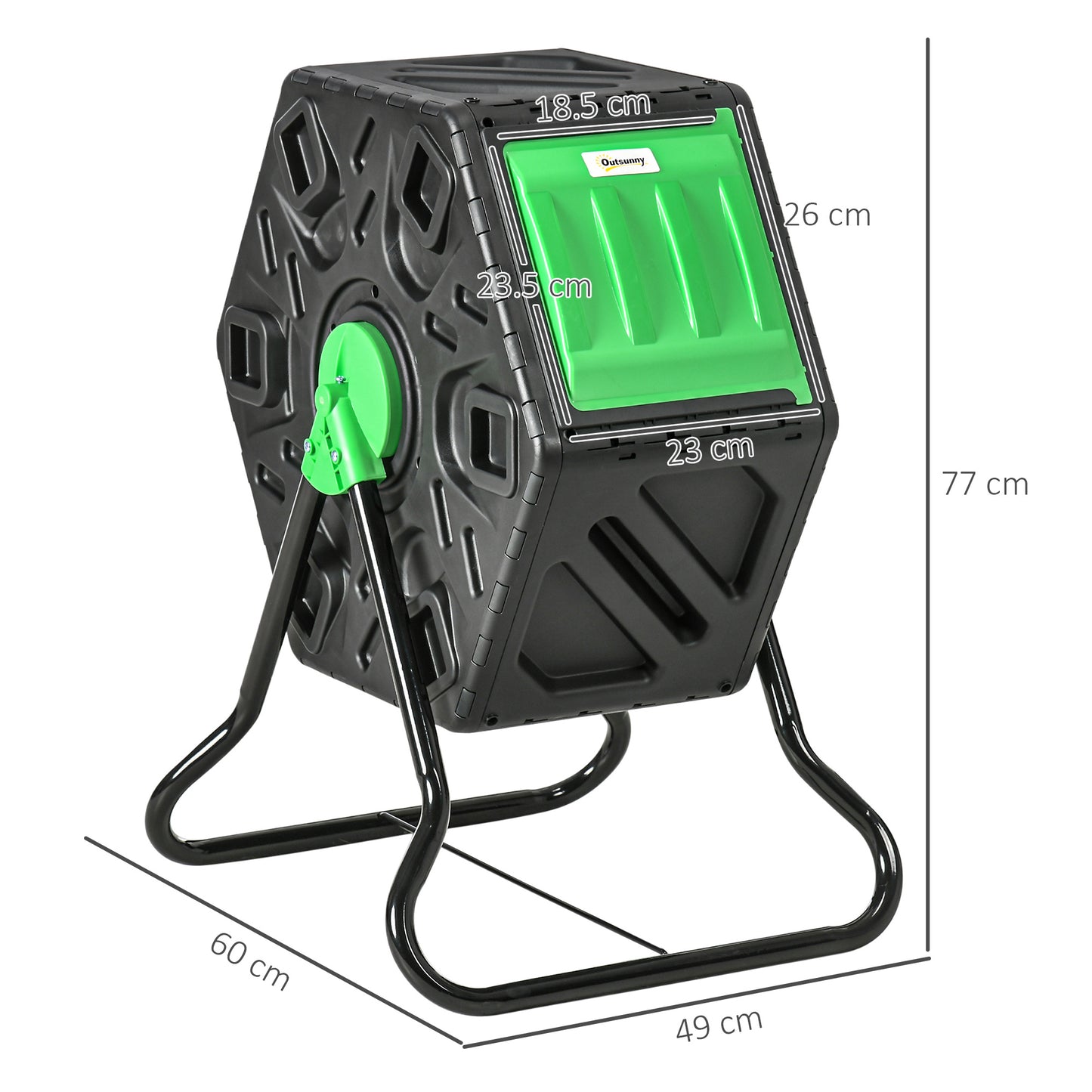 Outsunny 65L Garden Compost Bin