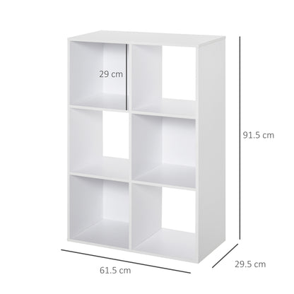 Homcom 6 Cubes Shelving Cabinet