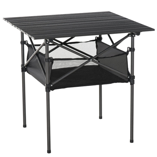 Outsunny Outdoor Folding Camping Table W/ Storage Bag