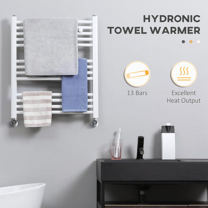 Homcom Curved Heated Towel Rail