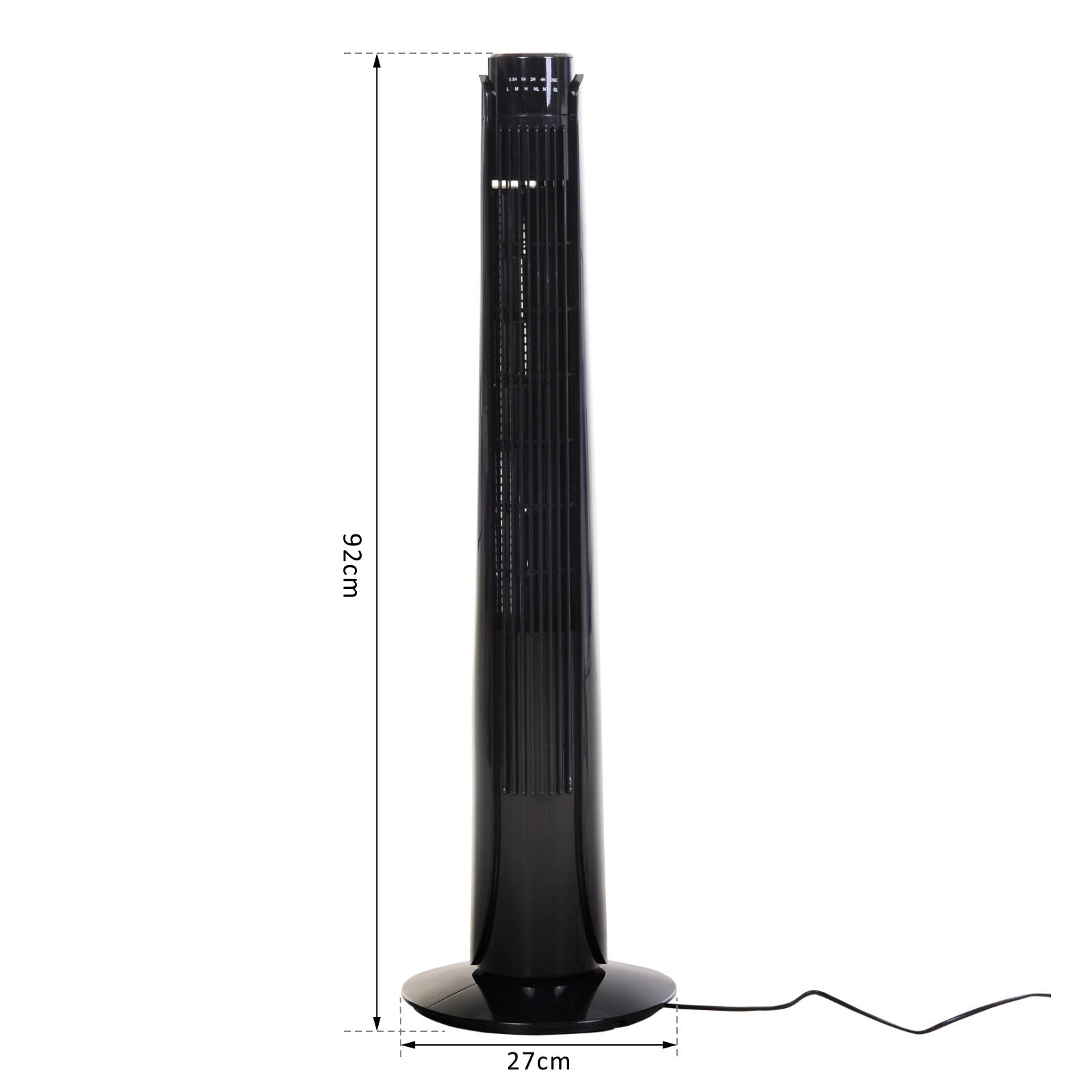 Homcom 36" Oscillating Tower Fan with Remote Control