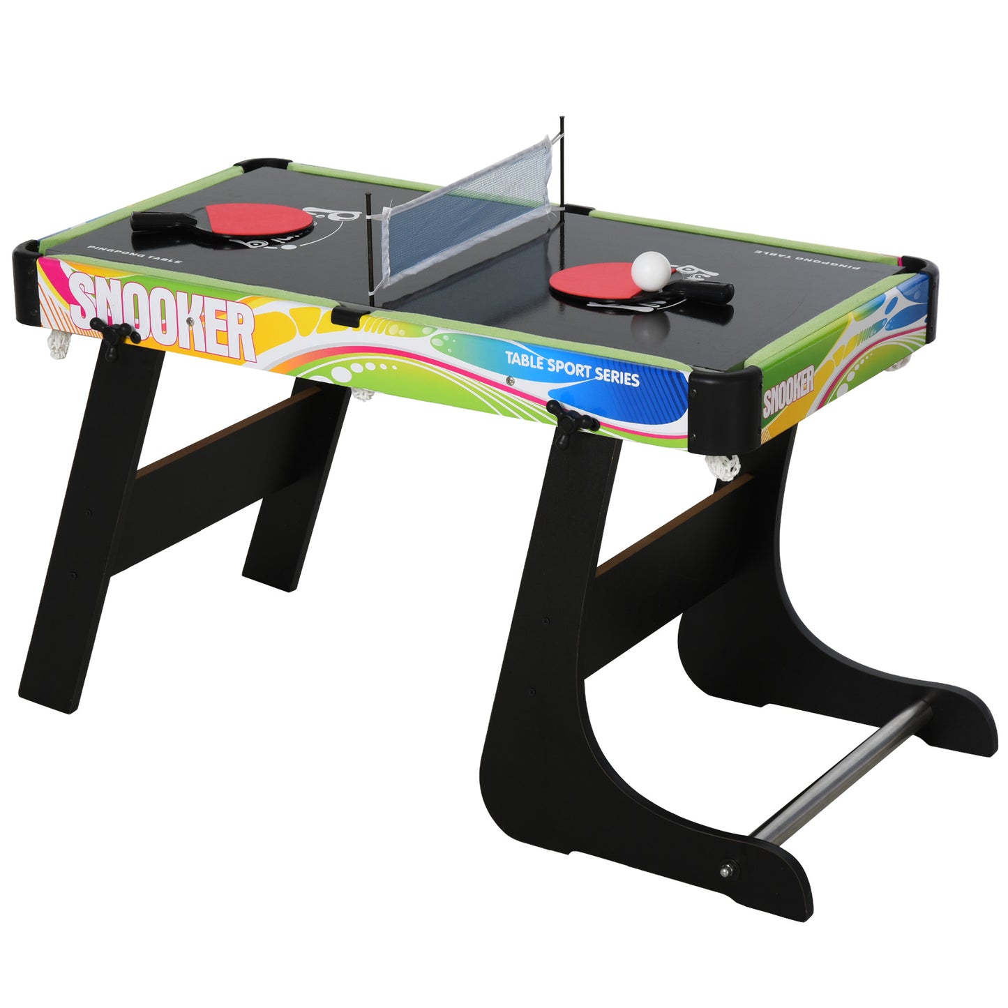 Homcom Medium-density fibreboard 4-in-1 Multi Indoor Game Sports Table