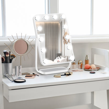 Homcom Hollywood Makeup Mirror with LED Lights