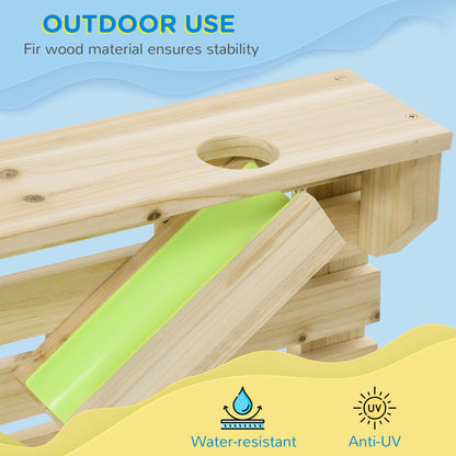 Outsunny Outdoor Kids Running Water and Sand Playset