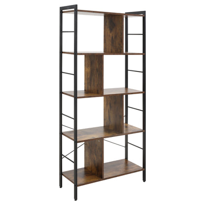 Homcom Industrial-Style Four-Tier Shelving Unit