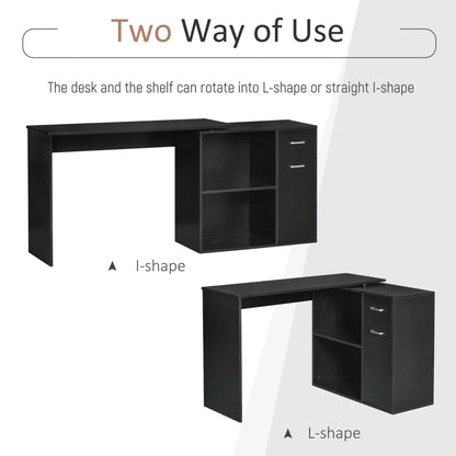 Homcom L-Shaped Desk Computer Corner Desk