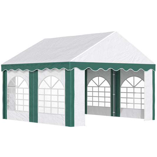 Outsunny 4 x 4m Garden Gazebo with Sides