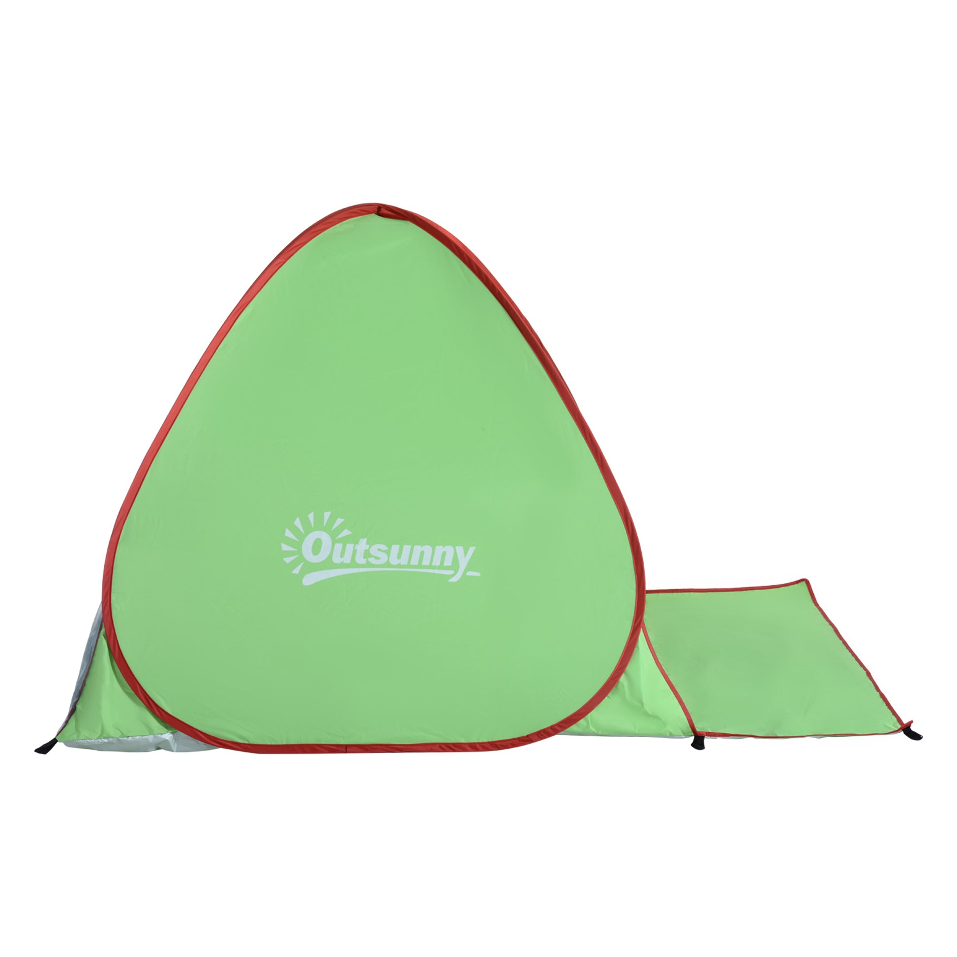 Outsunny Pop Up Tent Beach Fishing Camping Uv Protection Patio Sun Shade Shelter