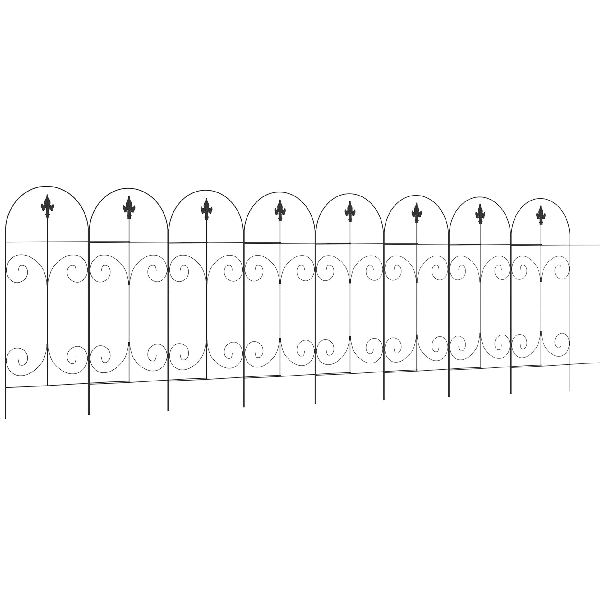 Outsunny Decorative Garden Fencing