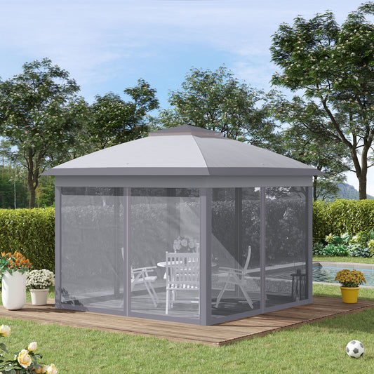 Outsunny 330cm x 330cm Pop Up Canopy