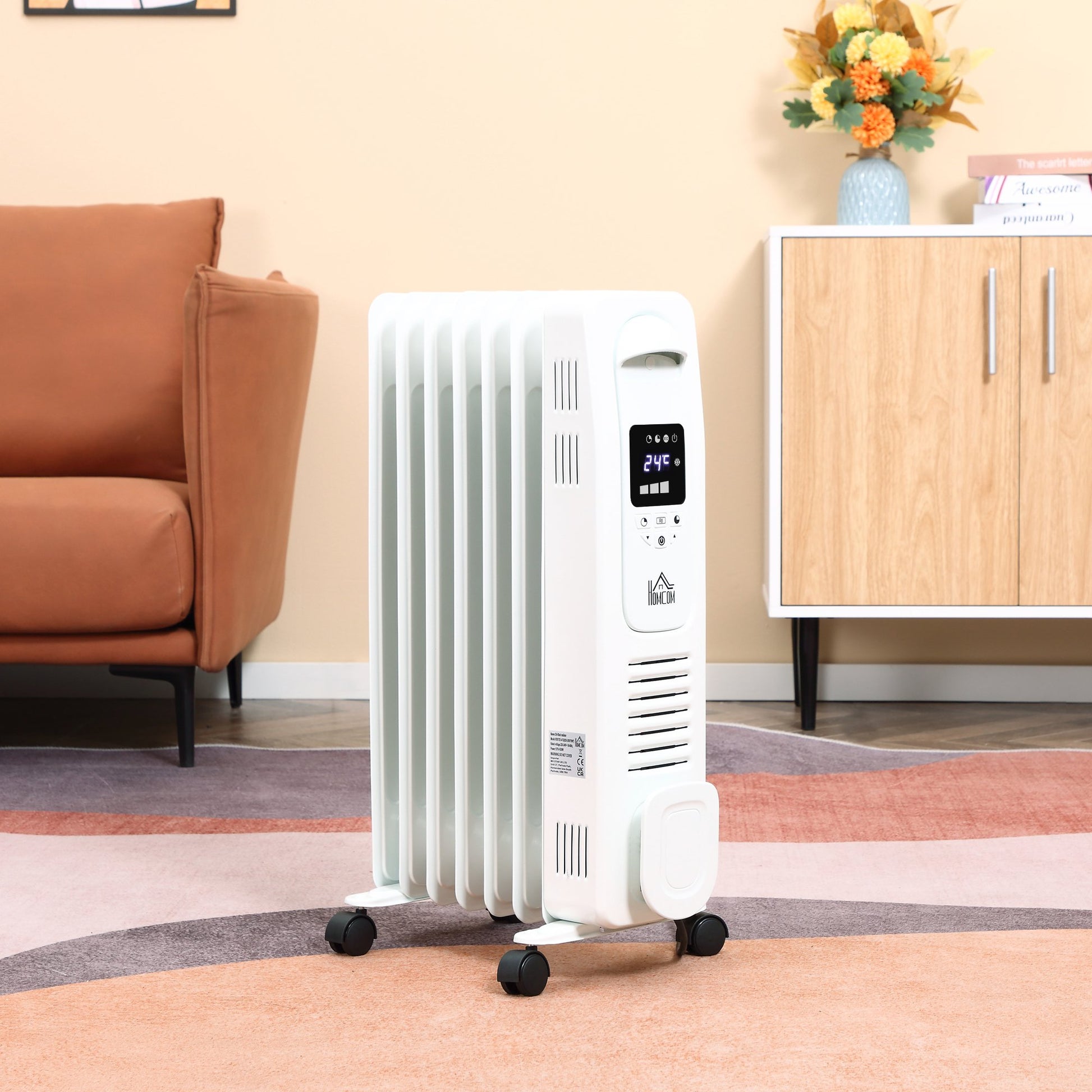 Homcom 1630W Oil Filled Radiator