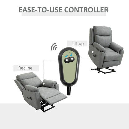 Homcom Power Lift Chair Electric Riser Recliner for Elderly