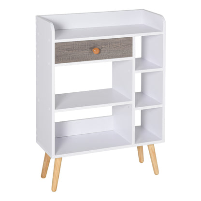 Homcom Multi-Compartment Compact Bookcase