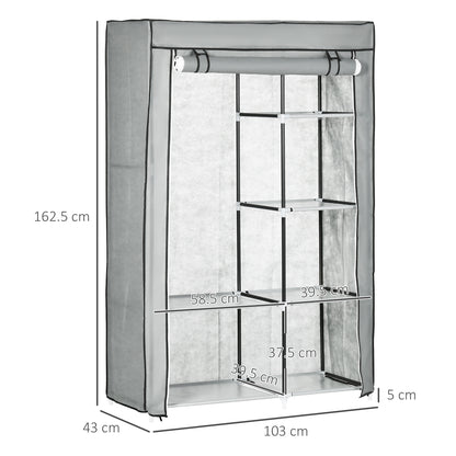 Homcom Fabric Wardrobe