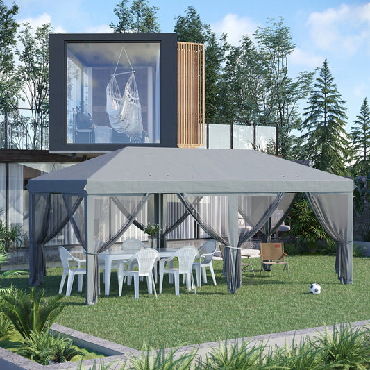 Outsunny 6 x 3m Pop Up Canopy