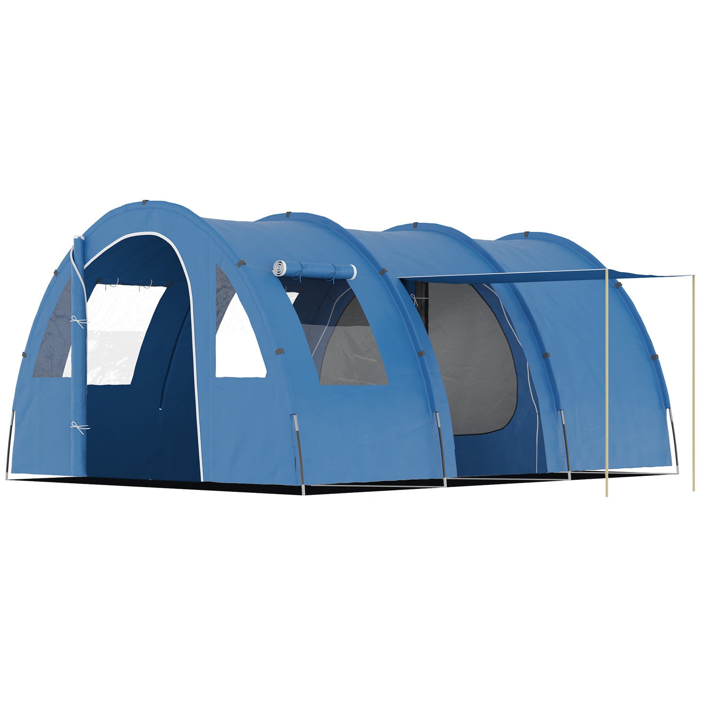 Outsunny 5-6 Man Tunnel Tent