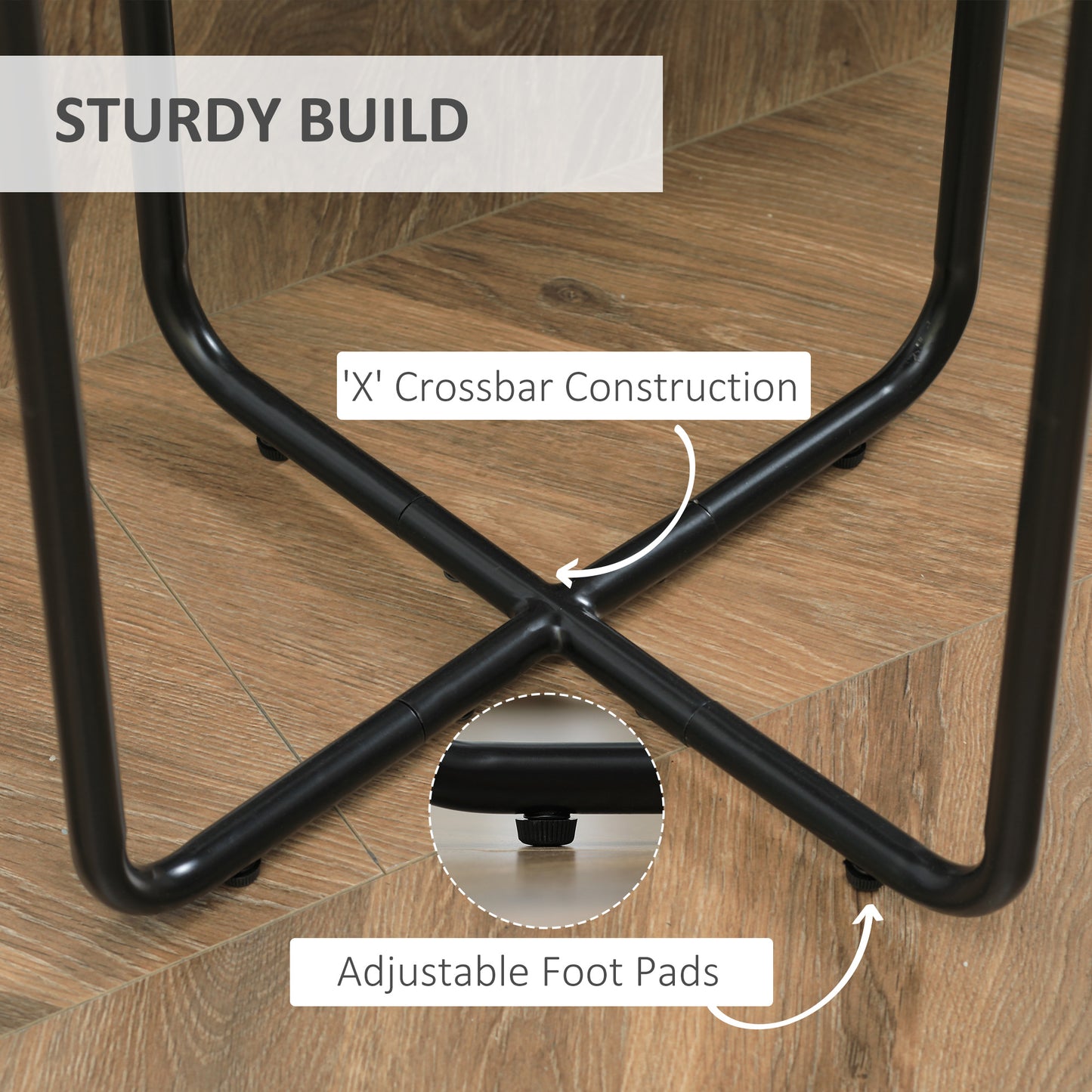 Homcom Round End Table