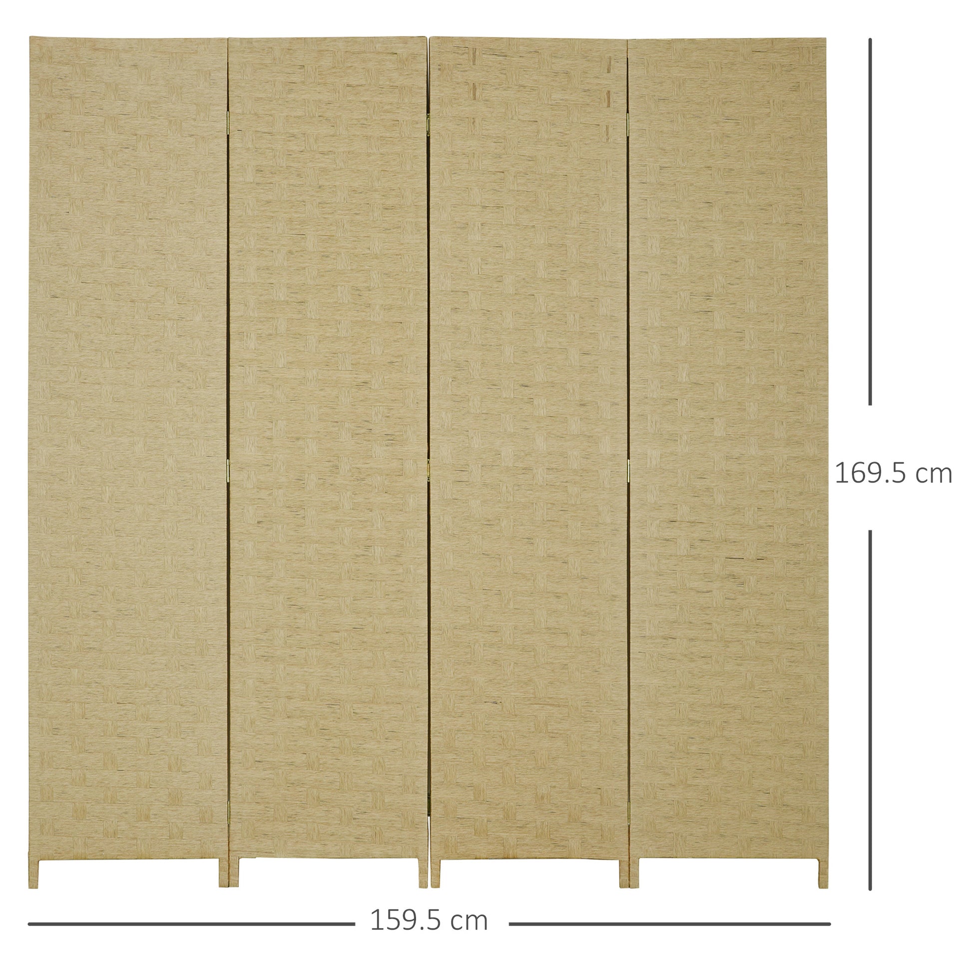 Homcom 4-Panel Room Dividers