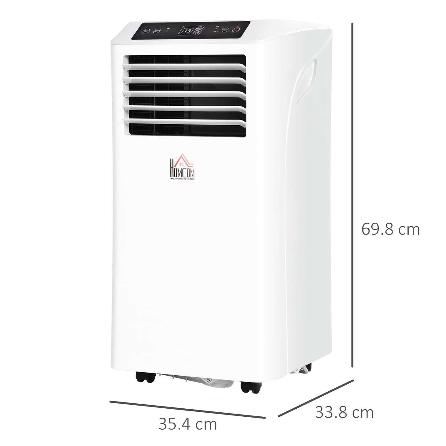 A Rated 10,000 BTU Portable Air Conditioner With 24 Hour Timer by Homcom