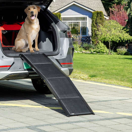 PawHut Folding Dog Ramp for Car for Extra Large Dogs