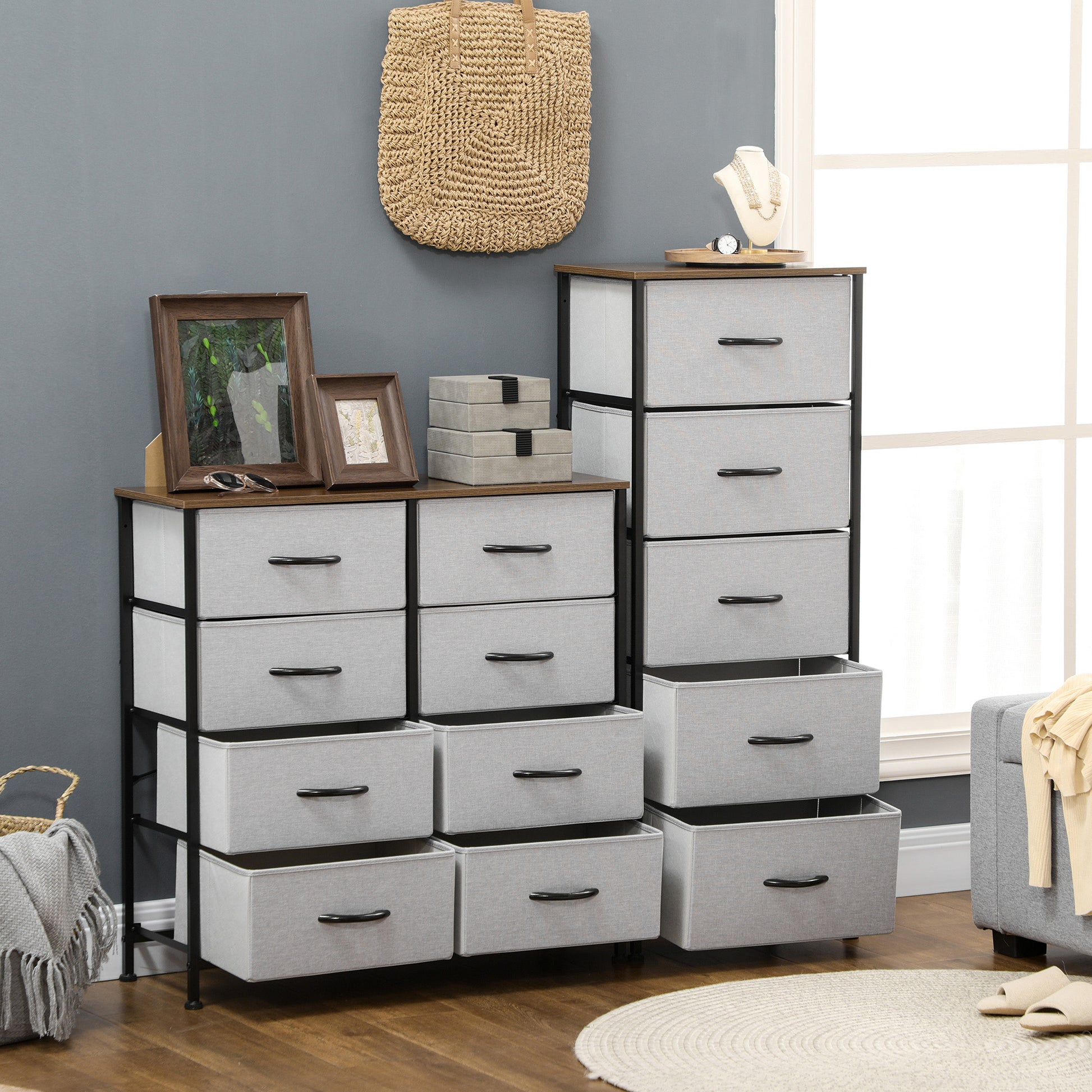 Homcom Fabric Chest of Drawers