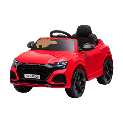 Homcom Audi RS Q8 6V Kids Electric Ride On Car Toy w/ Remote USB MP3 Bluetooth Red