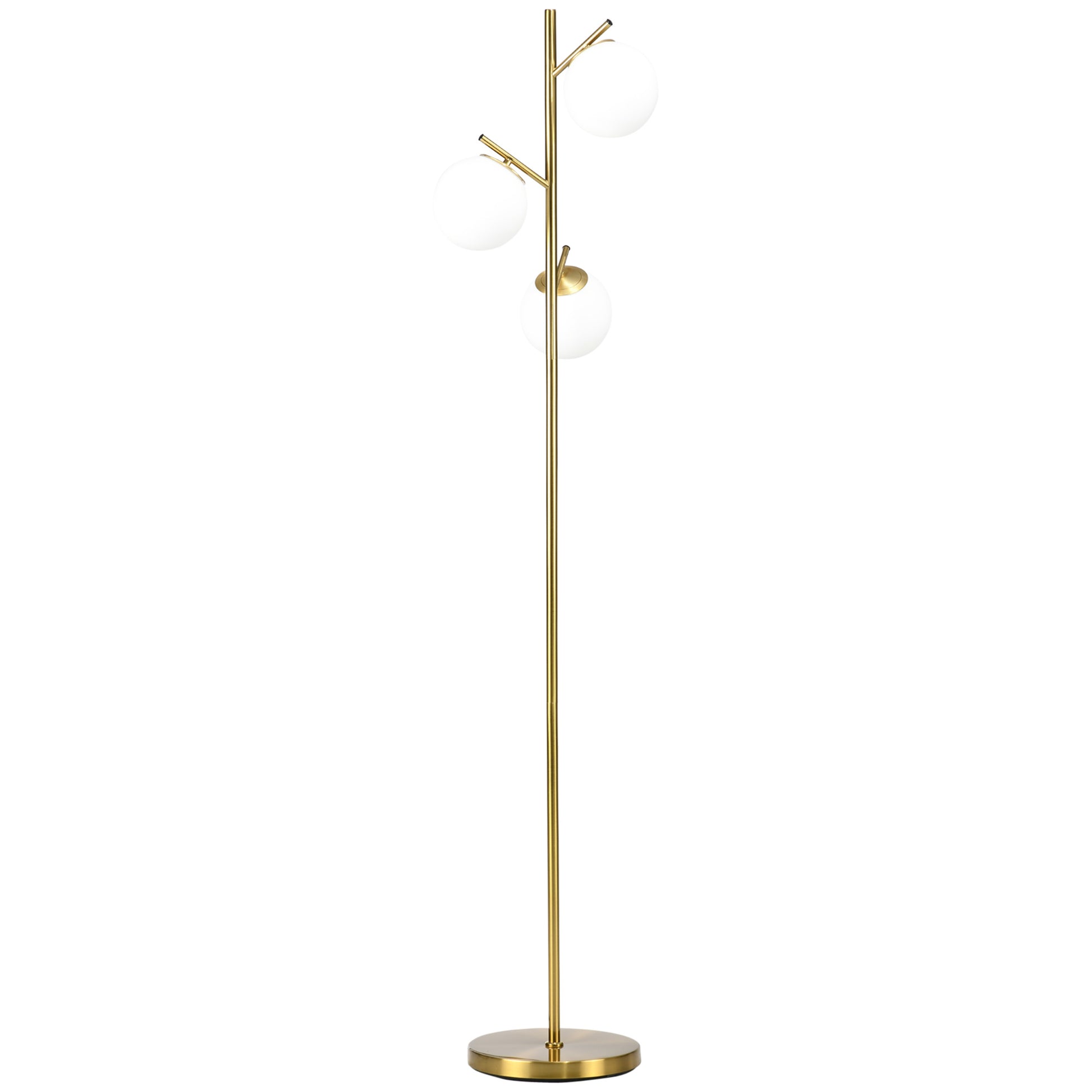 Homcom 3-Light Tree Floor Lamps for Living Room