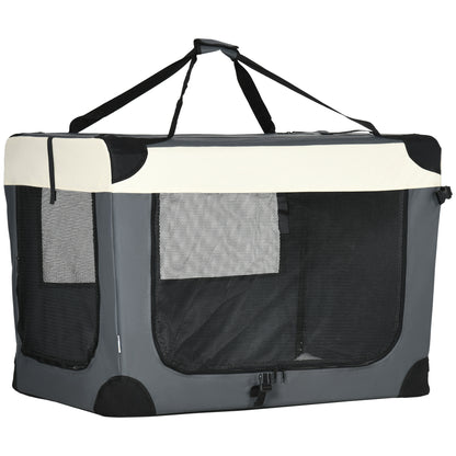 PawHut 91cm Foldable Pet Carrier