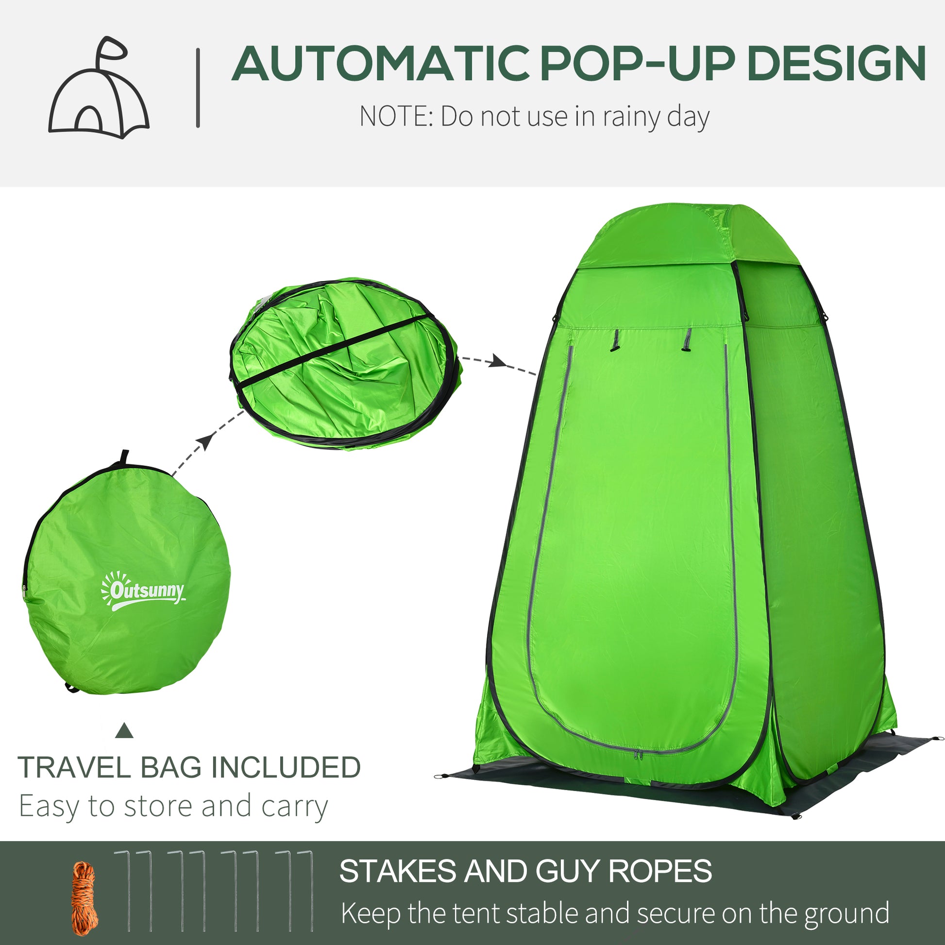 Outsunny Shower Tent