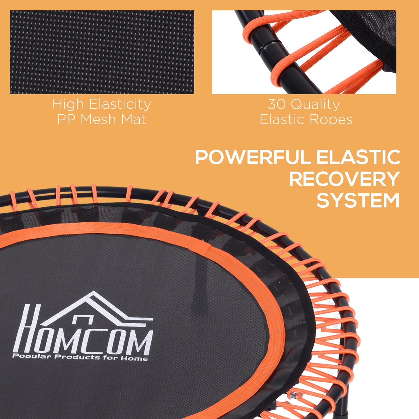 Homcom Mini Trampoline Fitness Trampoline